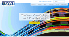 Desktop Screenshot of gw-inks.com